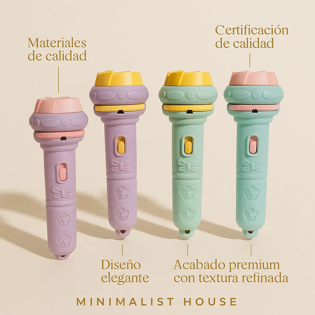 Cuentos de Luz - Proyector Infantil de Dibujos Animados - Minimalist House Shop