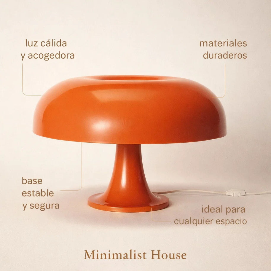 Lámpara Italy Naranja - Minimalist House Shop