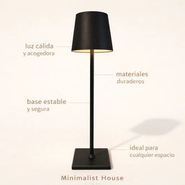 Lámpara Venice – Recargable - Minimalist House Shop