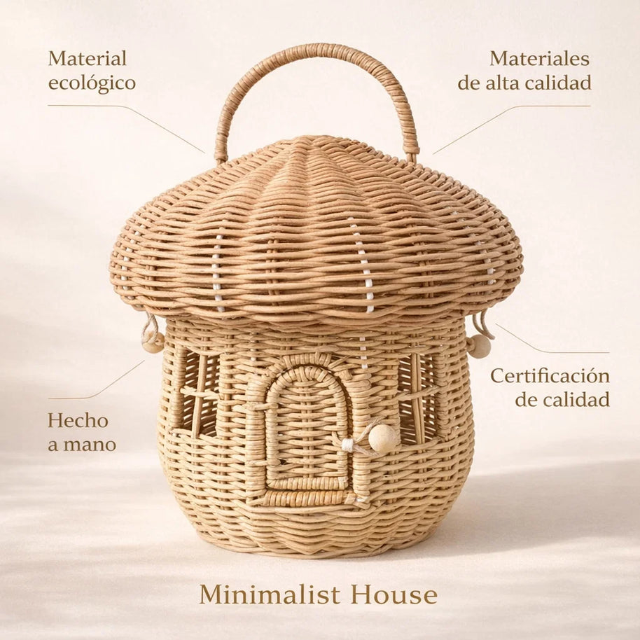 Cesta Organizadora en Forma de Hongo - Minimalist House Shop