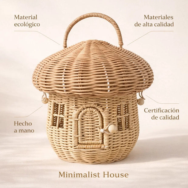 Cesta Organizadora en Forma de Hongo - Minimalist House Shop