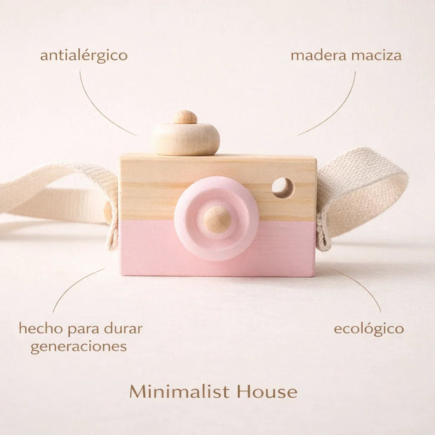 Cámara de Juguete de Madera – Baby Toys - Minimalist House Shop