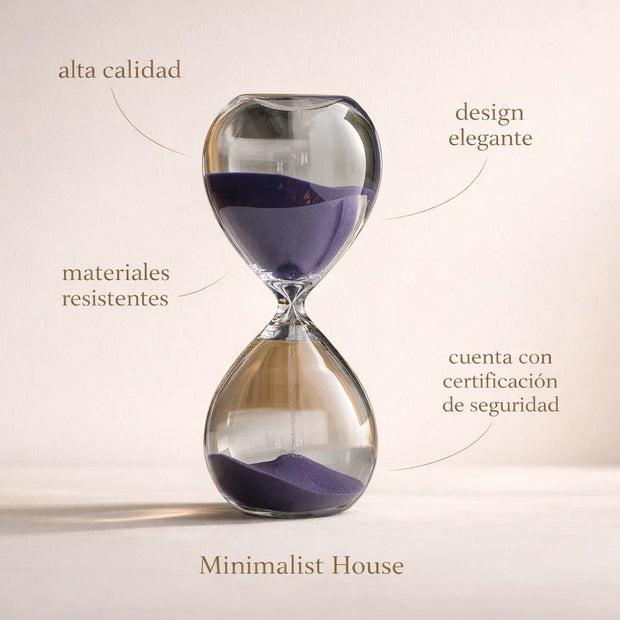 Reloj de Arena – Decoración para Oficina - Minimalist House Shop