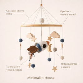 Móvil de Cuna – Estelar - Minimalist House Shop