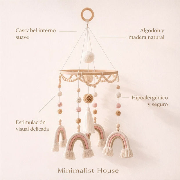 Móvil Rainbow Dreams Arcoíris - Minimalist House Shop